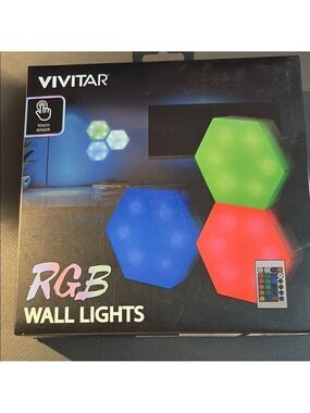 Vivitar RGB Wall Lights NIB